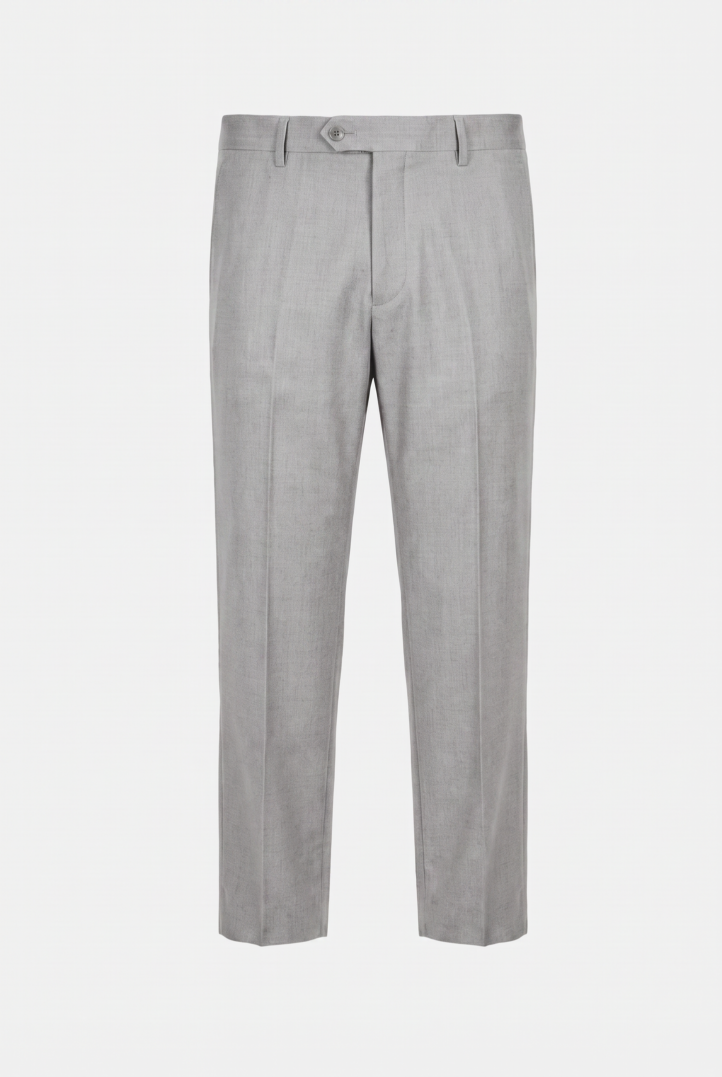 Terno Plus Size Slim Italiano Lã Fria - Cinza Claro