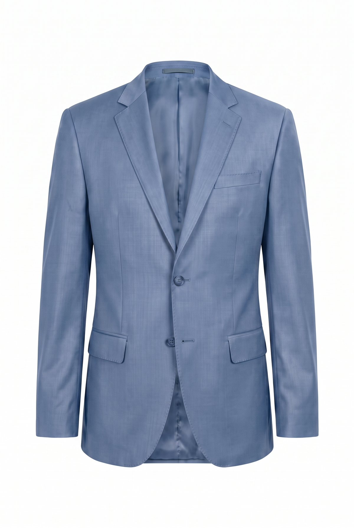 Terno Slim Italiano Poliviscose - Azul Índico