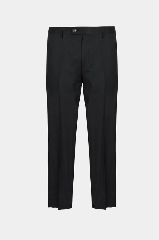 Calça Regular Italiano Microfibra - Preto