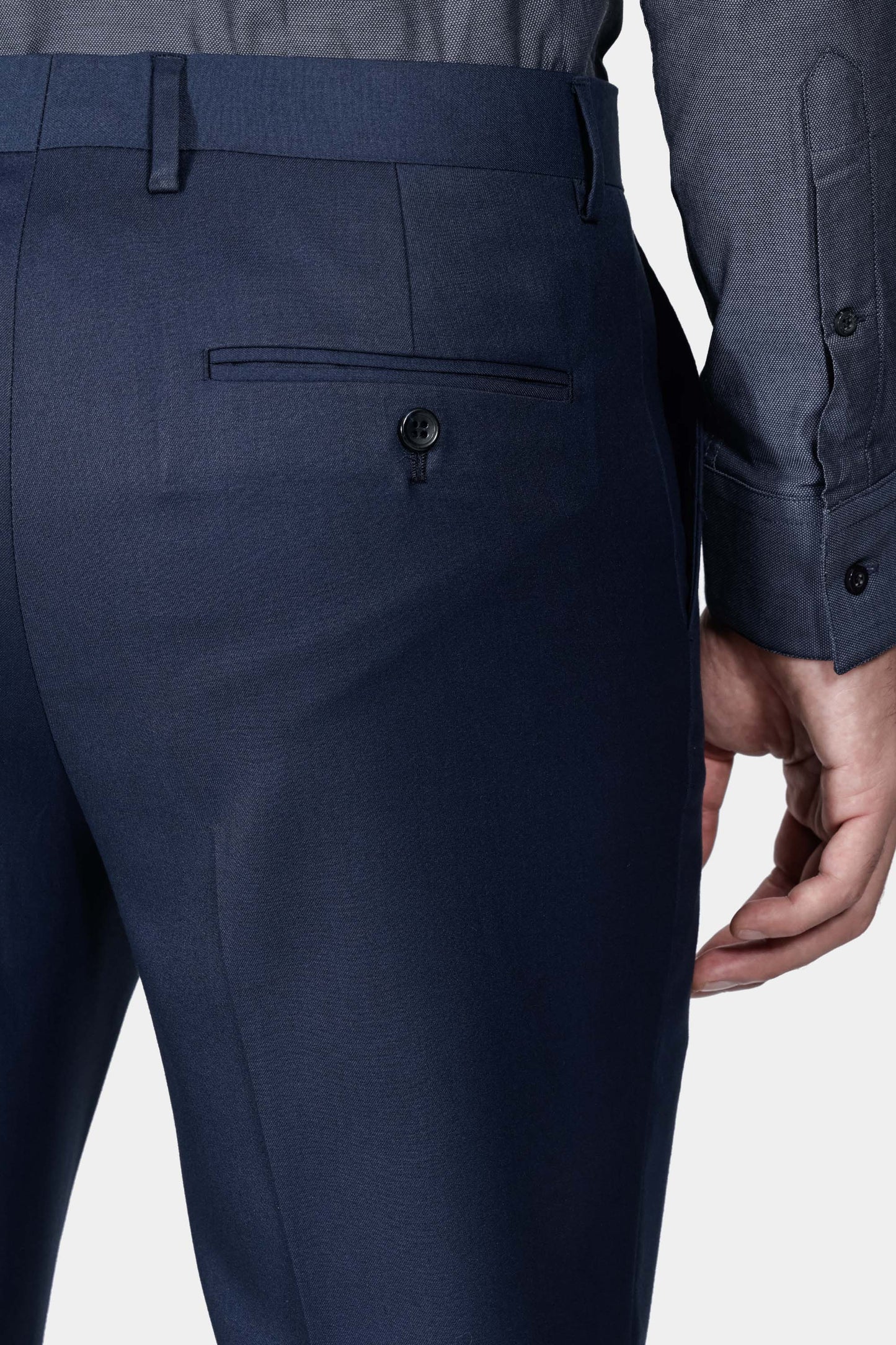 Costume Regular Italiano Microfibra - Azul Marinho
