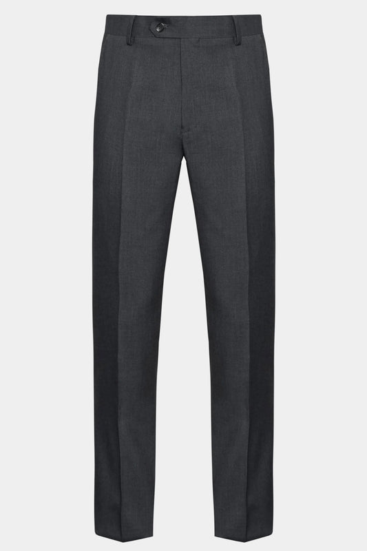 Calça Regular Italiano Microfibra - Chumbo