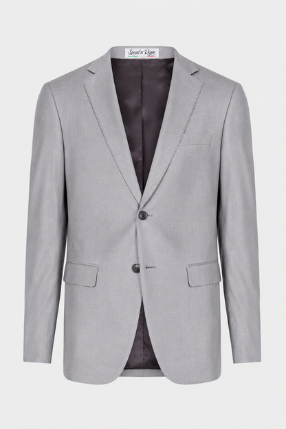 Costume Regular Italiano Microfibra - Cinza Claro
