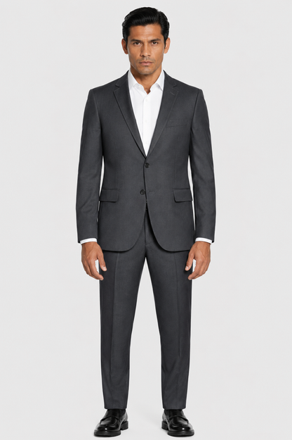 Costume Regular Italiano Microfibra - Chumbo