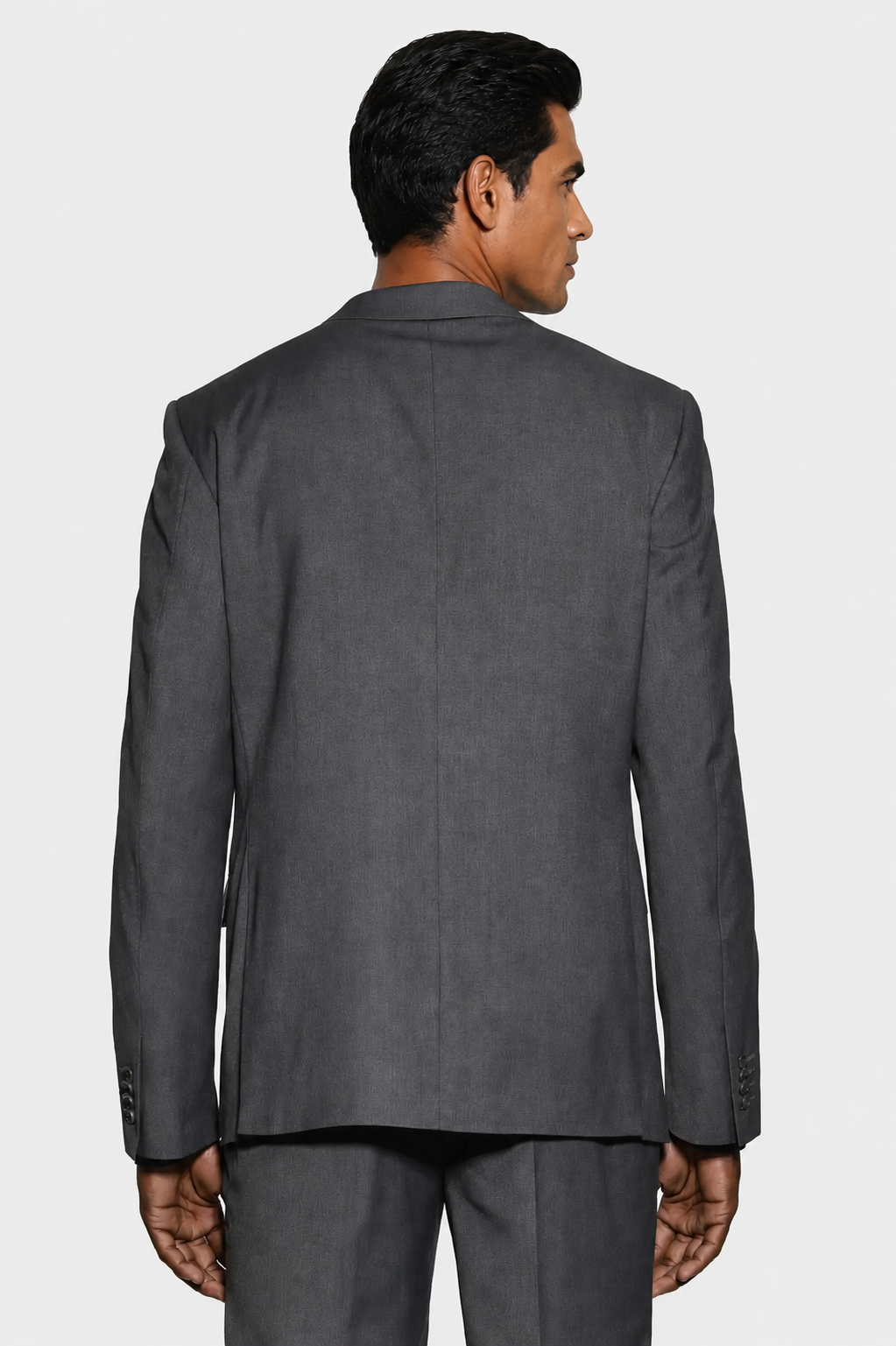 Costume Regular Italiano Microfibra - Chumbo