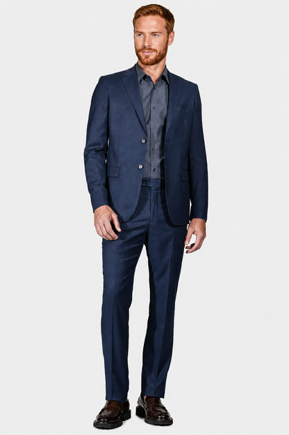 Costume Regular Italiano Microfibra - Azul Marinho
