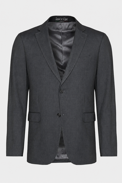 Costume Regular Italiano Microfibra - Chumbo