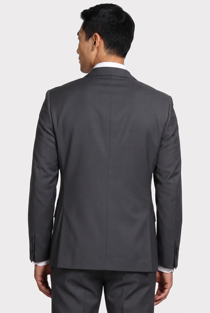 Costume Regular Italiano Microfibra Grafite