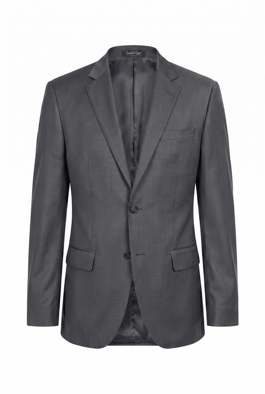Blazer Slim Italiano Poliviscose Grafite - produto com etiqueta Social à Rigor