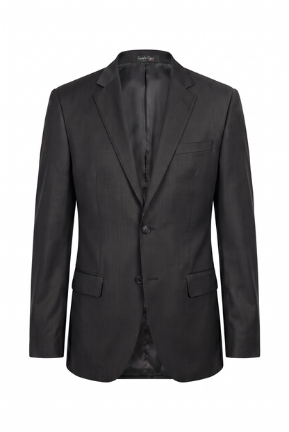 Costume Slim Italiano Poliviscose Preto - paletó com etiqueta Social à Rigor