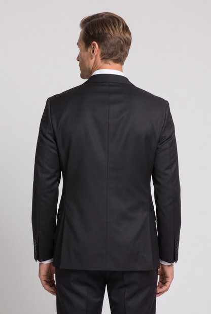 Costume Slim Italiano Poliviscose Preto