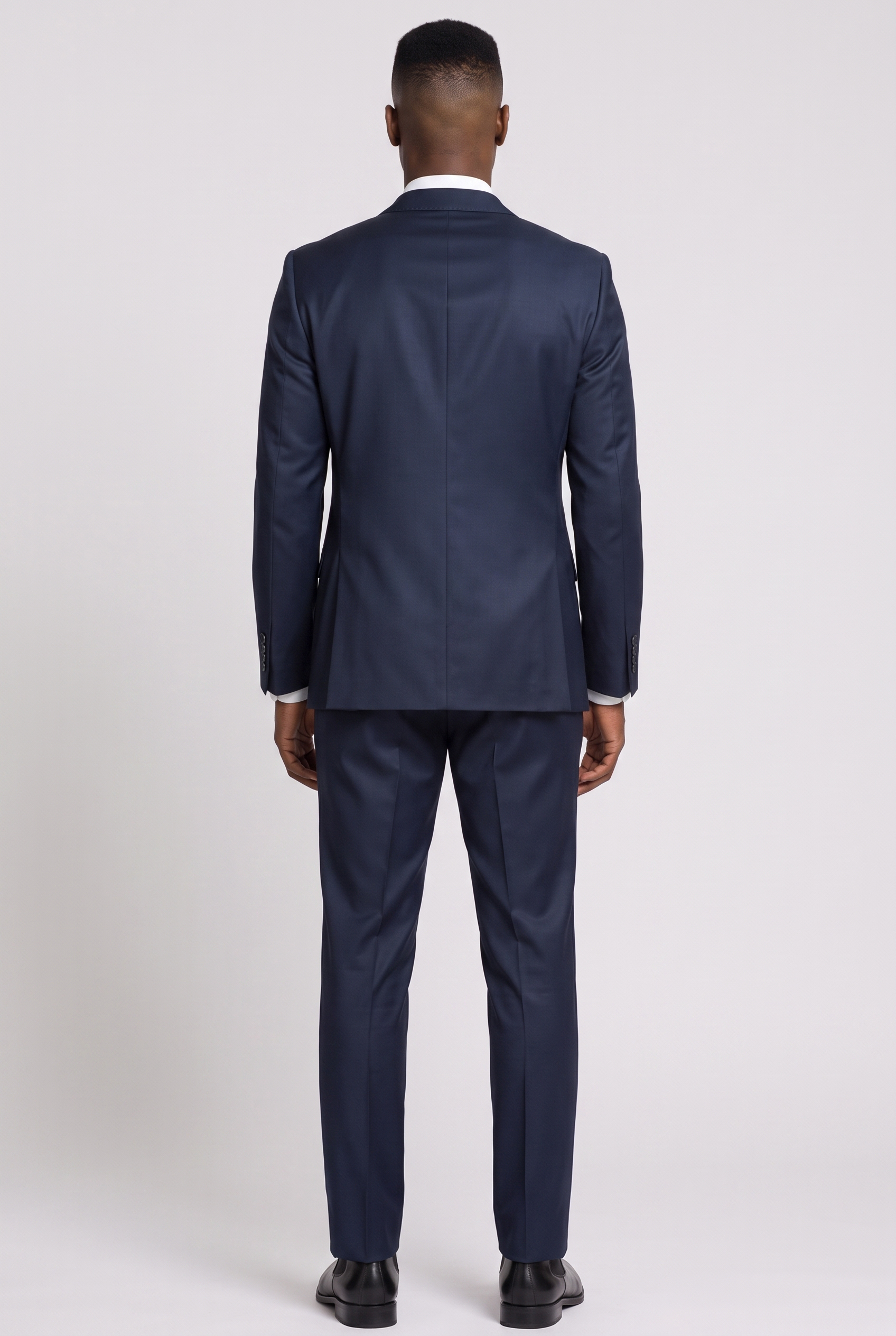Costume Slim Italiano Poliviscose Azul Marinho - detalhe