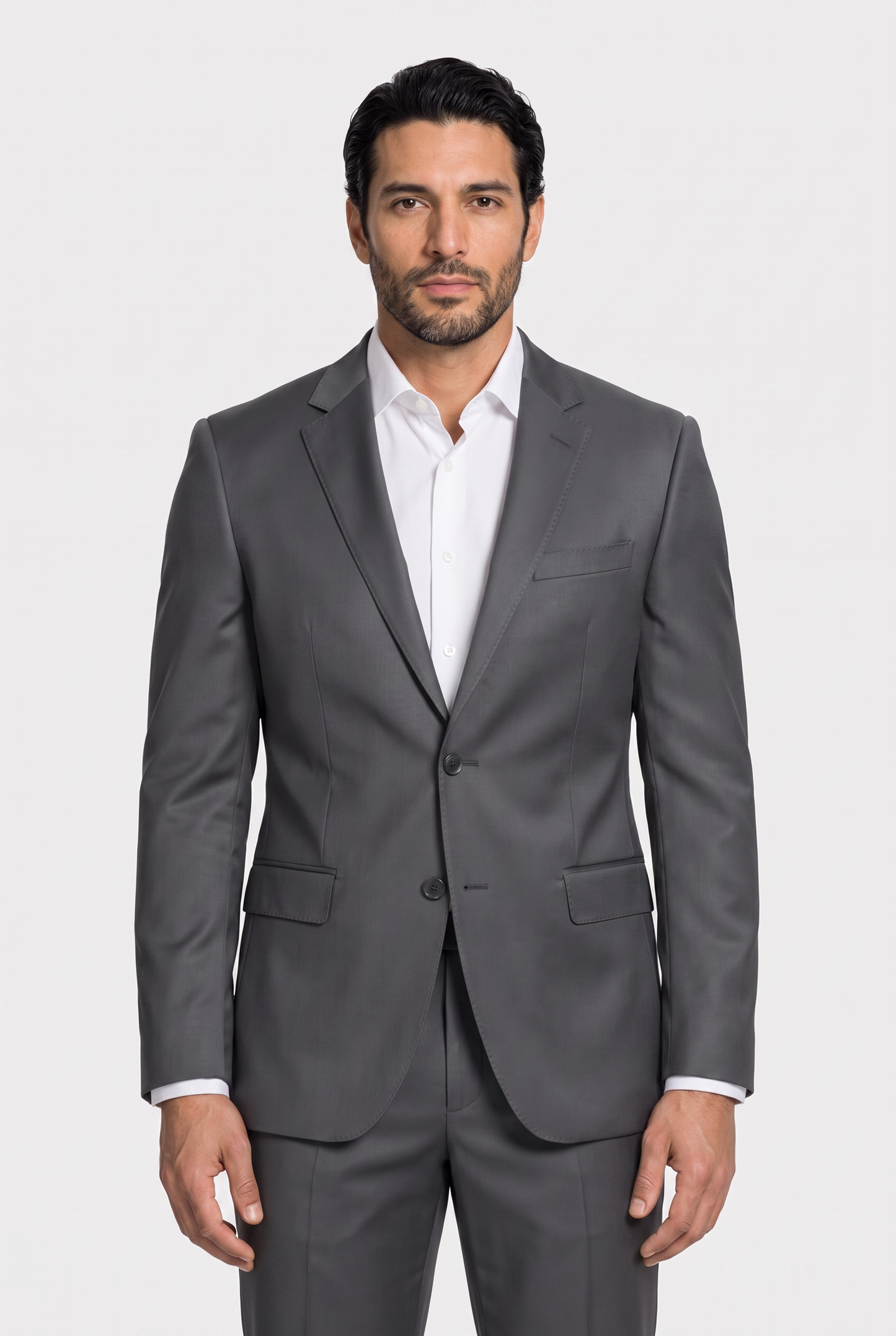 Costume Slim Italiano Poliviscose Chumbo