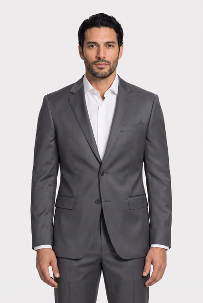 Costume Slim Italiano Poliviscose Chumbo