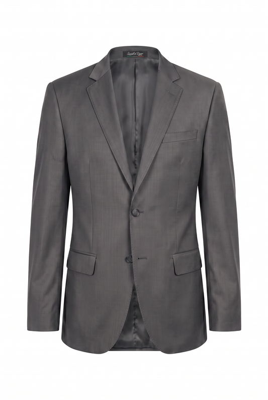 Blazer Slim Italiano Poliviscose Chumbo - produto com etiqueta Social à Rigor