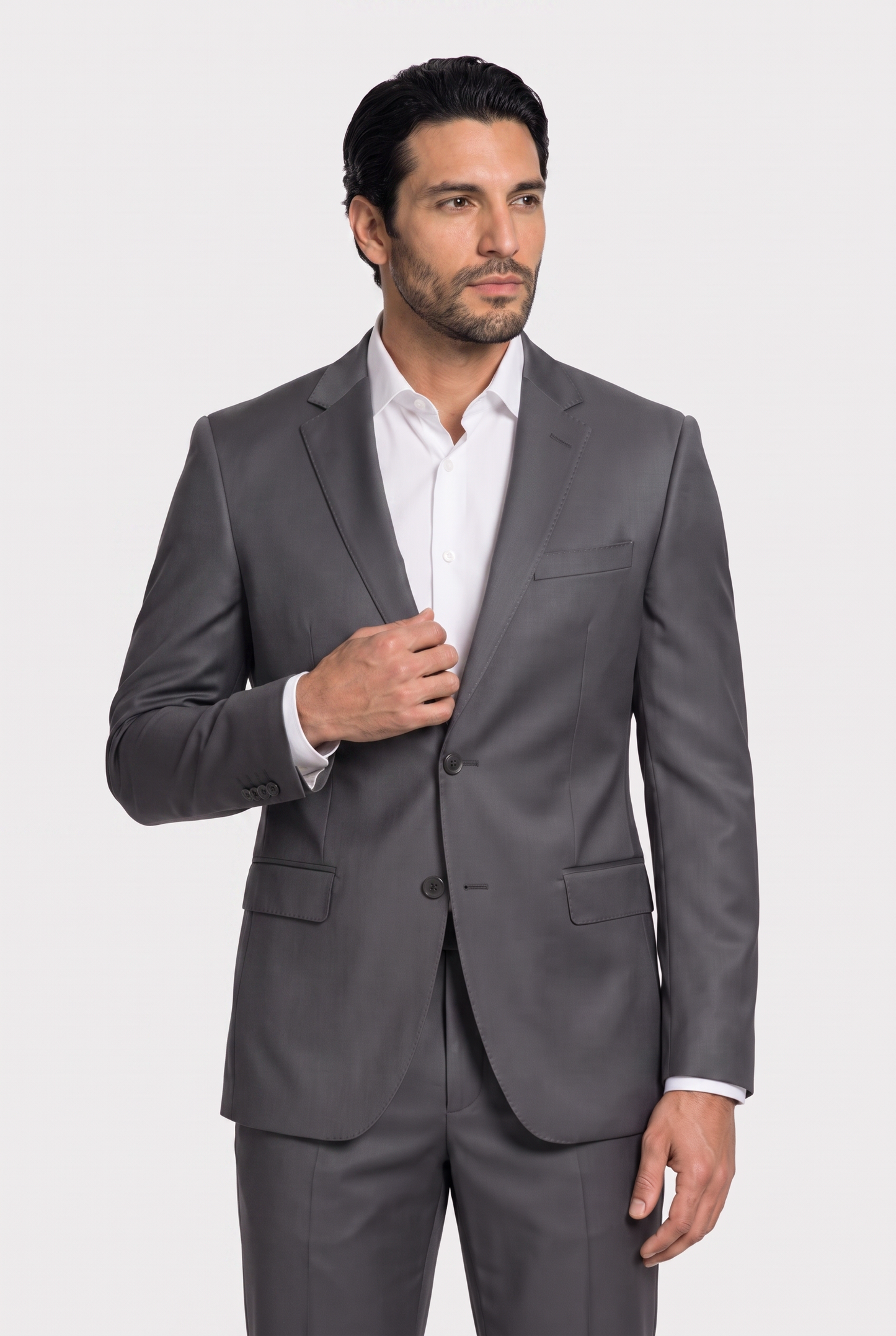 Costume Slim Italiano Poliviscose Chumbo