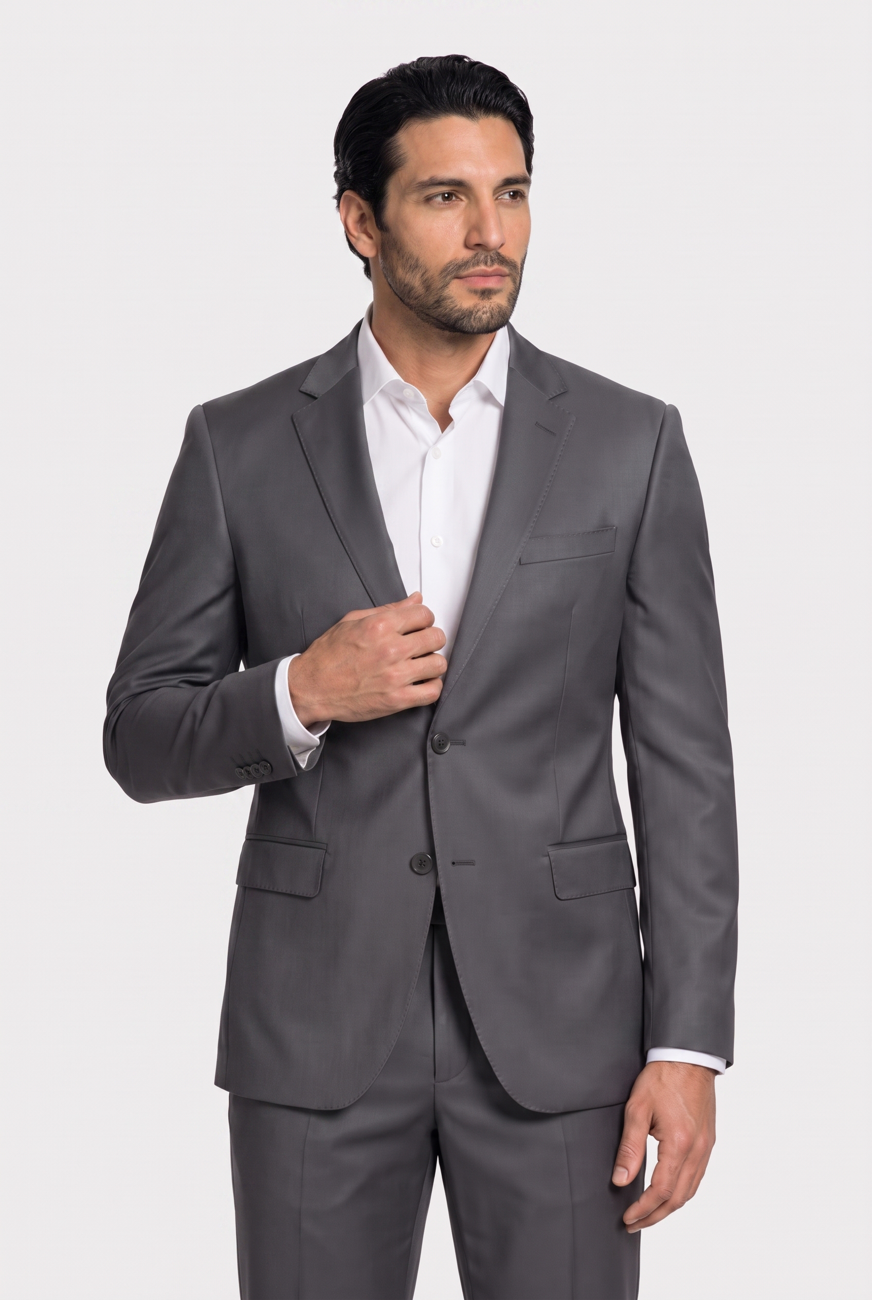 Costume Slim Italiano Poliviscose Chumbo