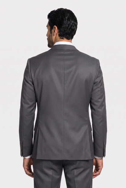 Costume Slim Italiano Poliviscose Chumbo