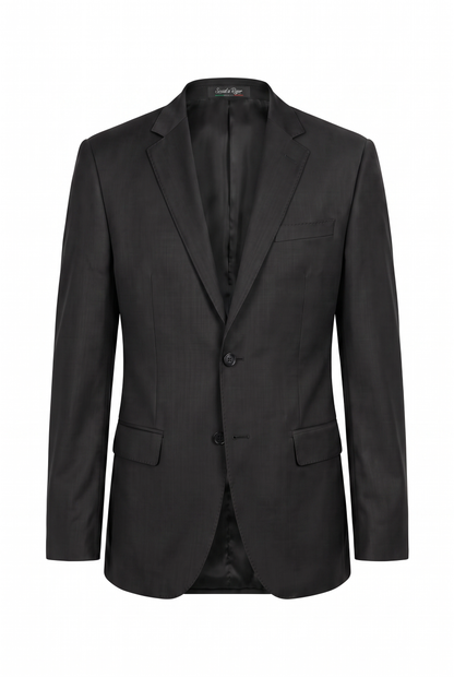 Costume Slim Italiano Lã Fria Preto - paletó com etiqueta Social à Rigor