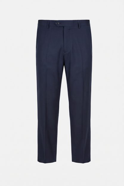 Costume Slim Italiano Lã Fria Azul Marinho - calça