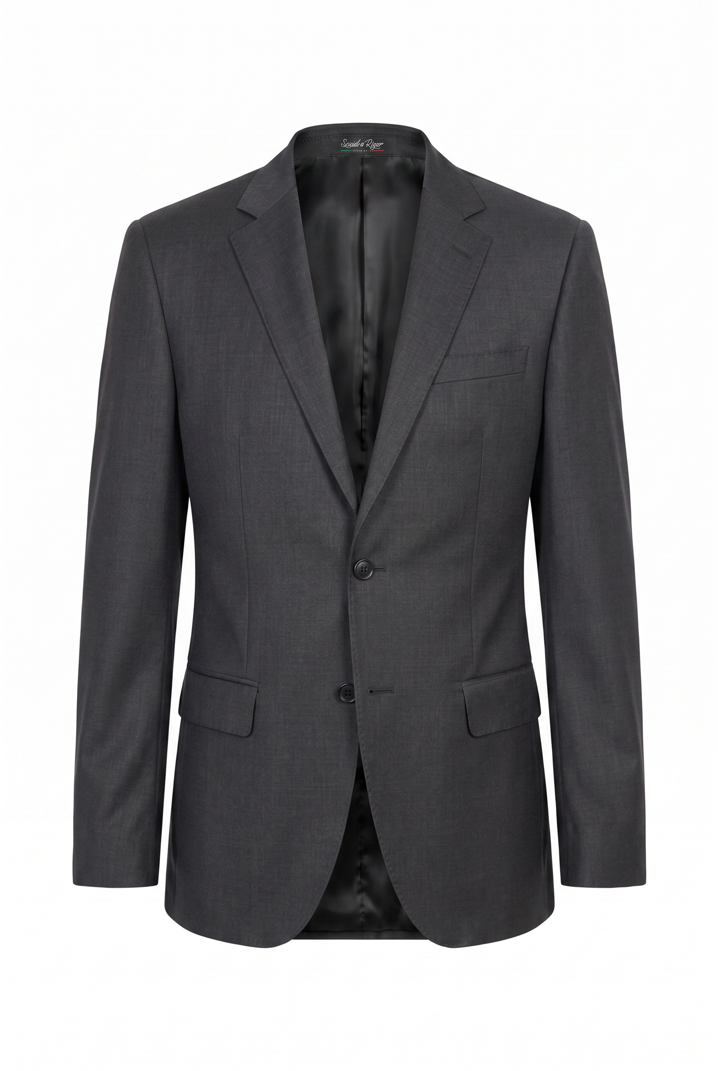 Costume Slim Italiano Lã Fria Grafite - paletó com etiqueta Social à Rigor