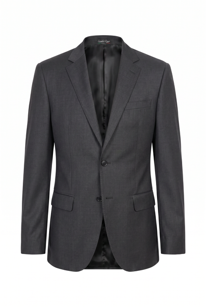 Costume Slim Italiano Lã Fria Grafite - paletó com etiqueta Social à Rigor