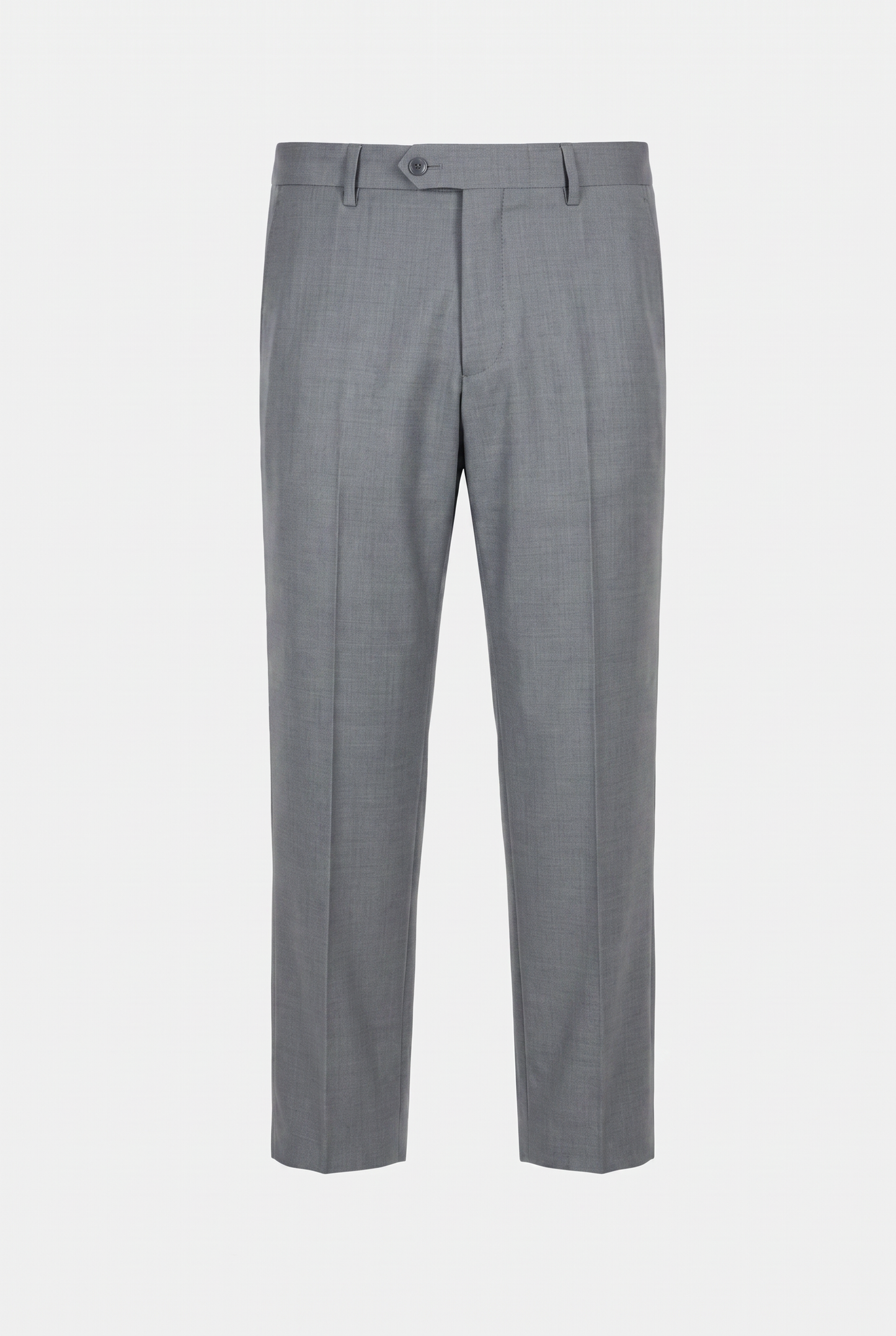 Costume Slim Italiano Lã Fria Cinza Aço - calça