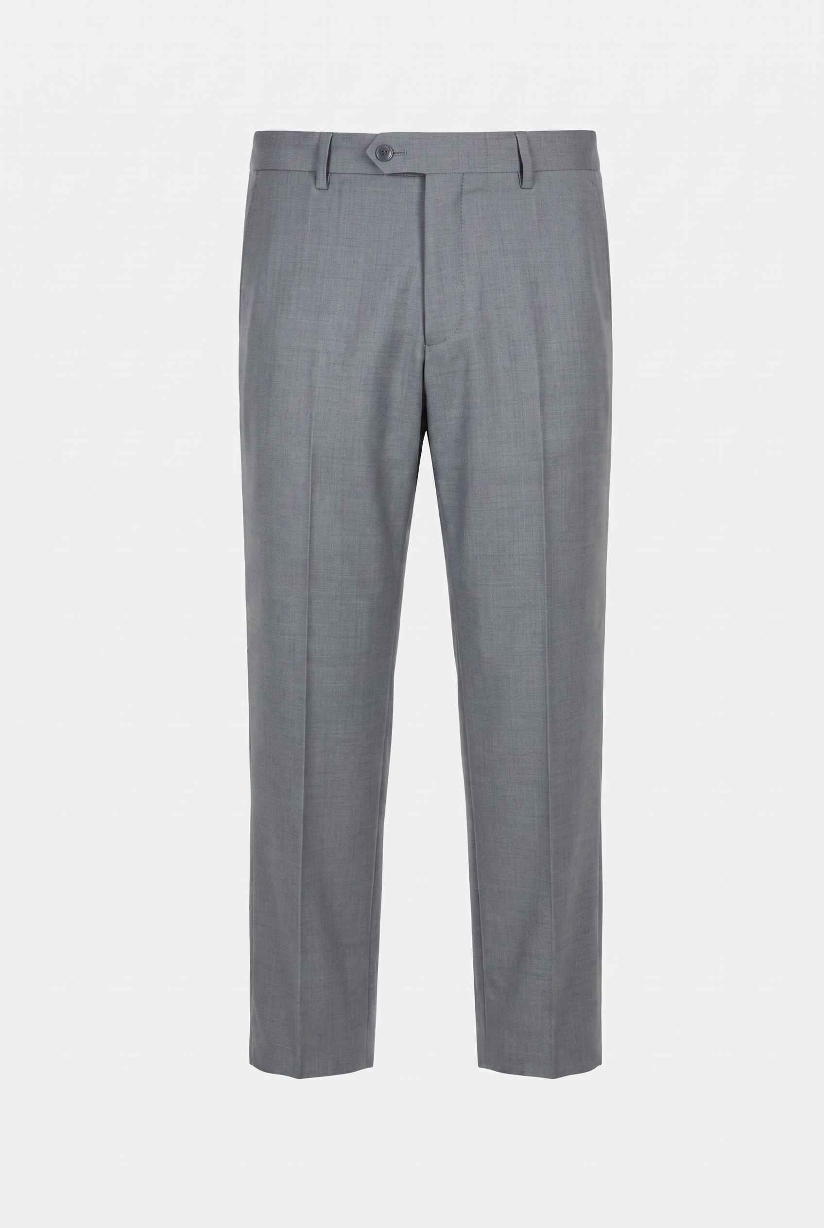 Costume Slim Italiano Lã Fria Cinza Aço - calça
