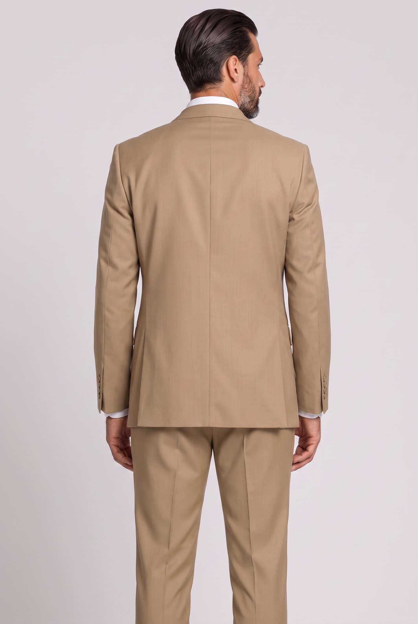 Blazer Lã Fria Cáqui - costas
