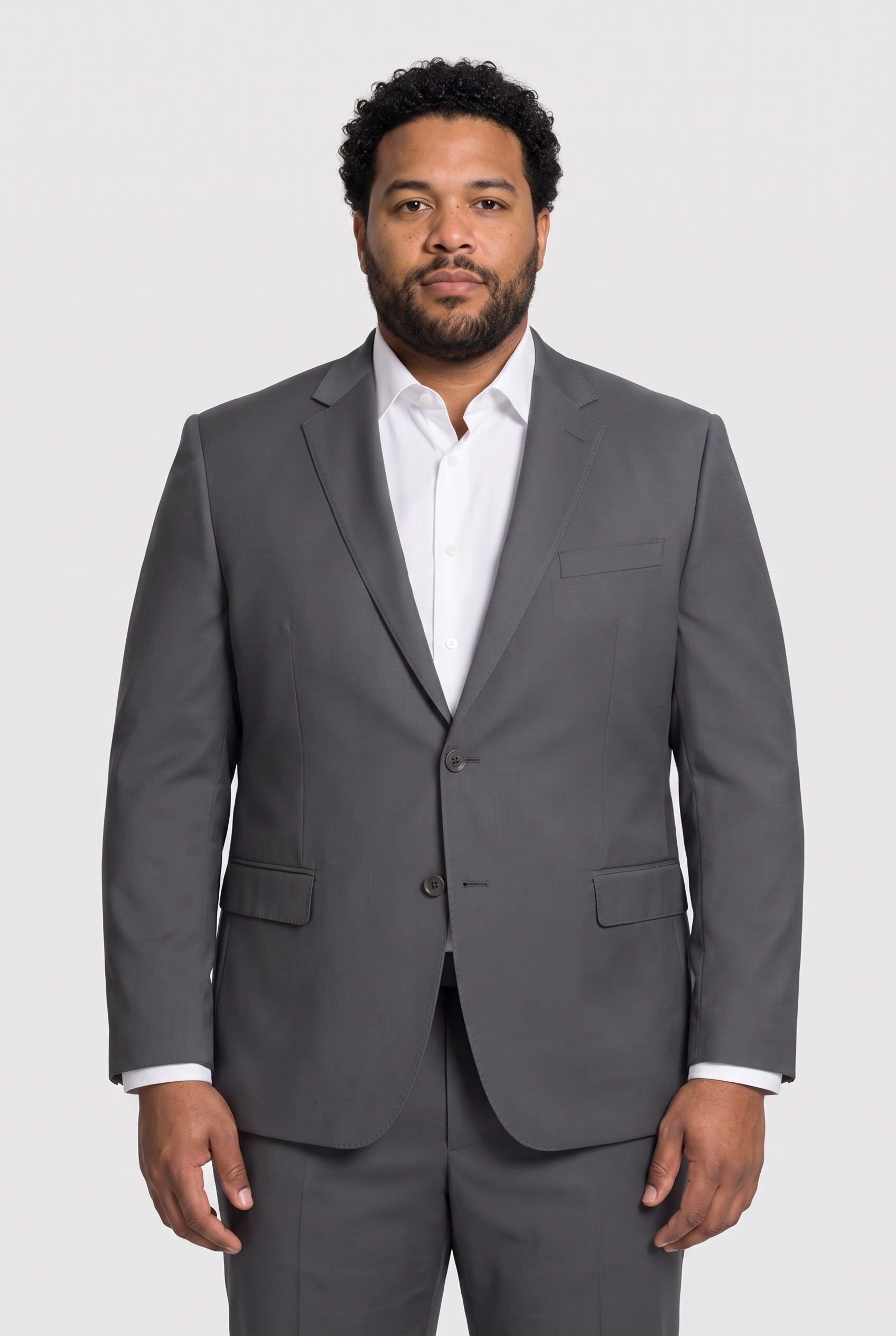 Costume Plus Size Microfibra Chumbo