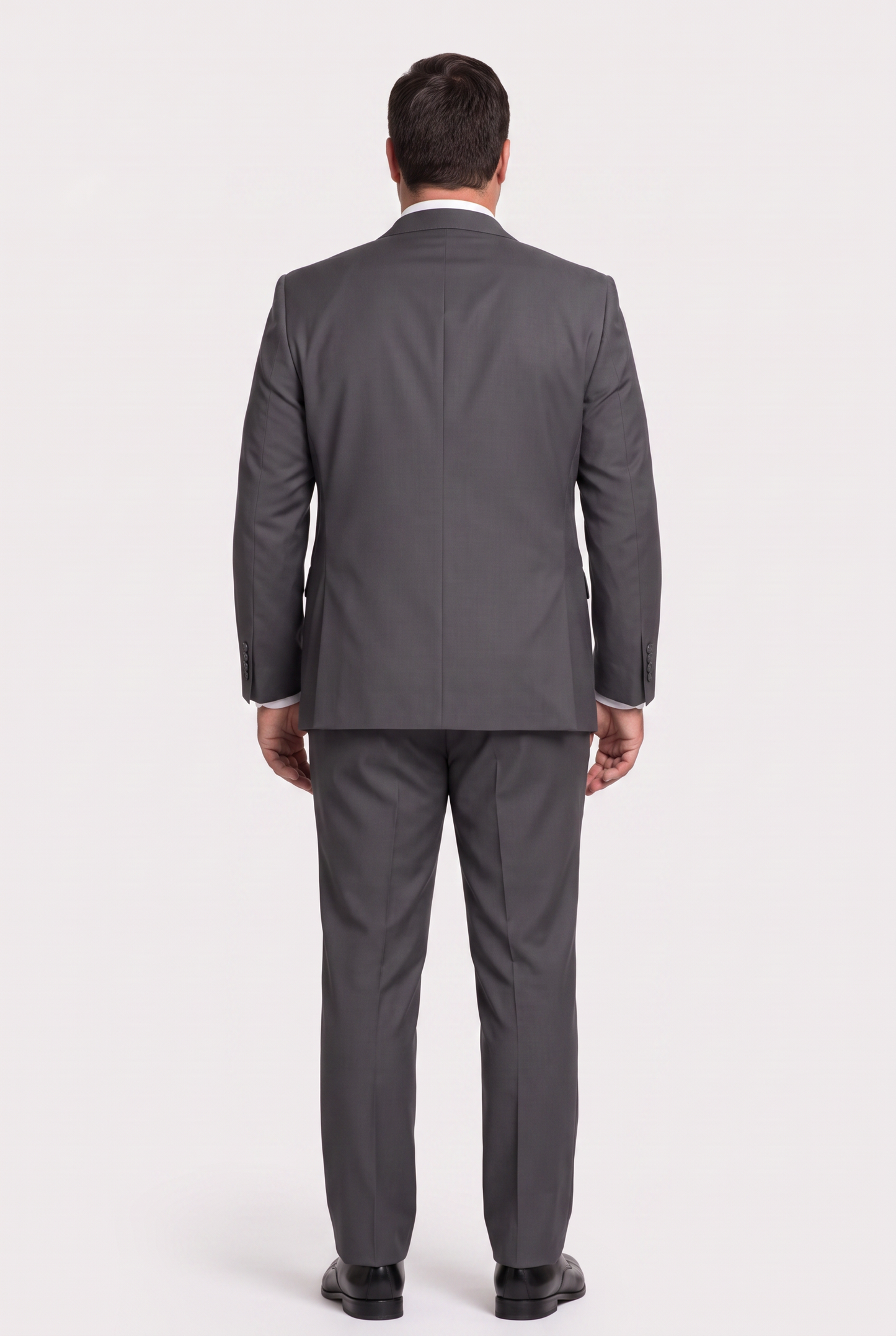 Terno Plus Size Microfibra Chumbo - detalhe
