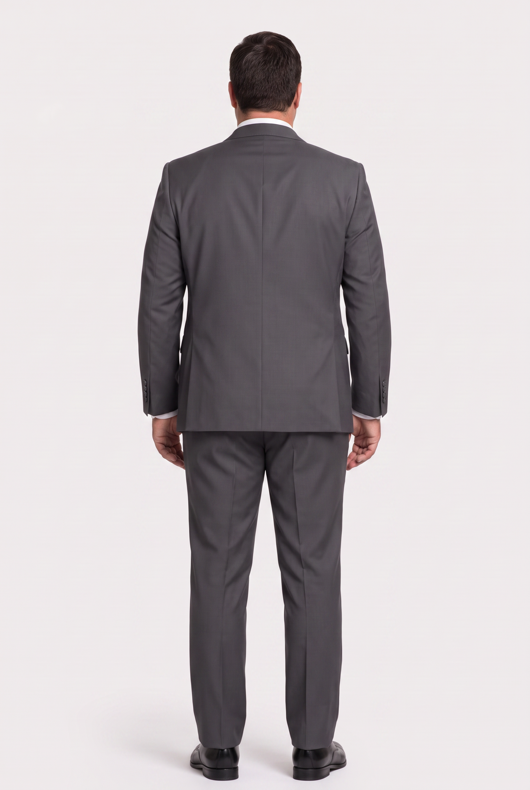 Terno Plus Size Microfibra Chumbo - detalhe