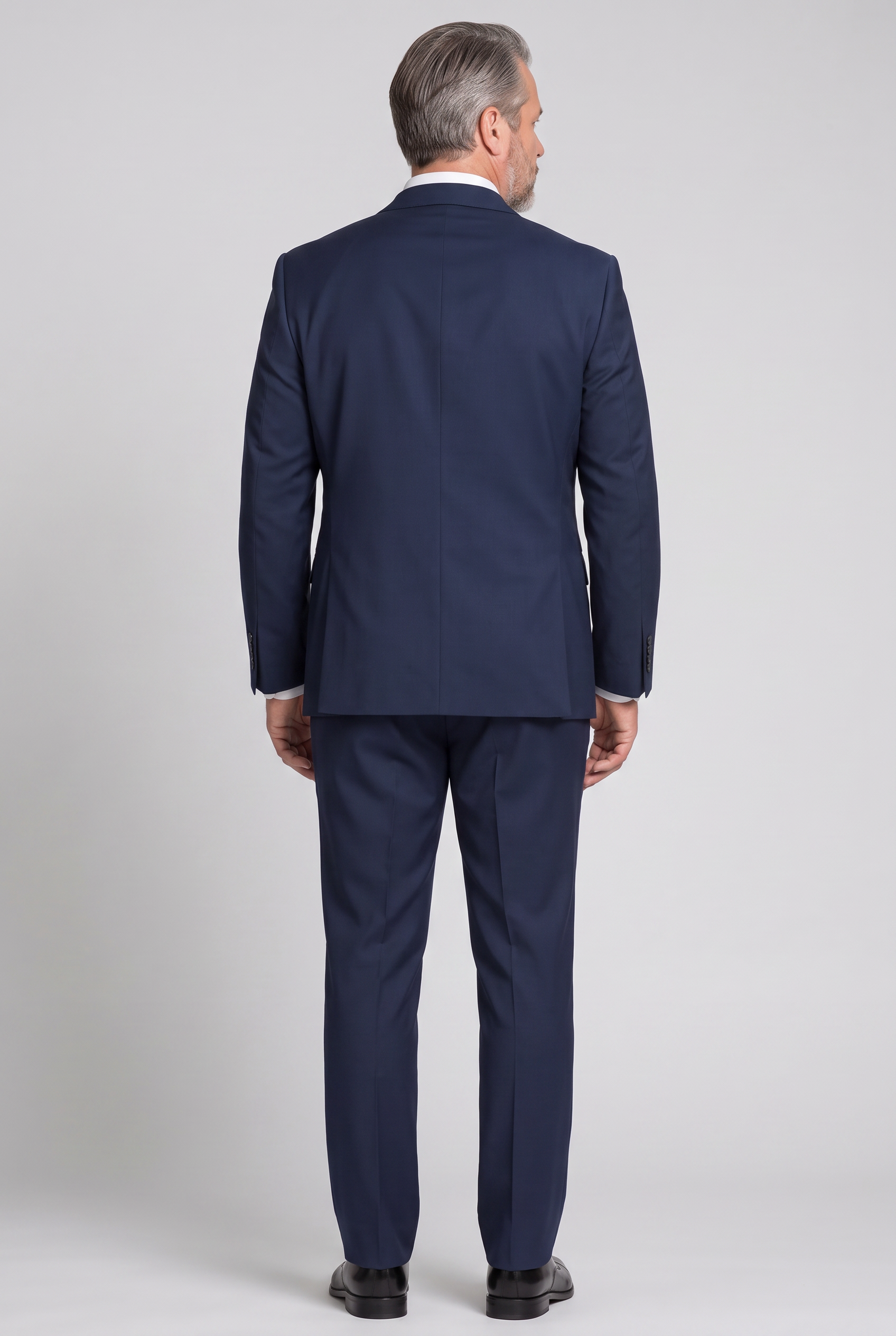 Terno Plus Size Microfibra Azul Marinho - detalhe