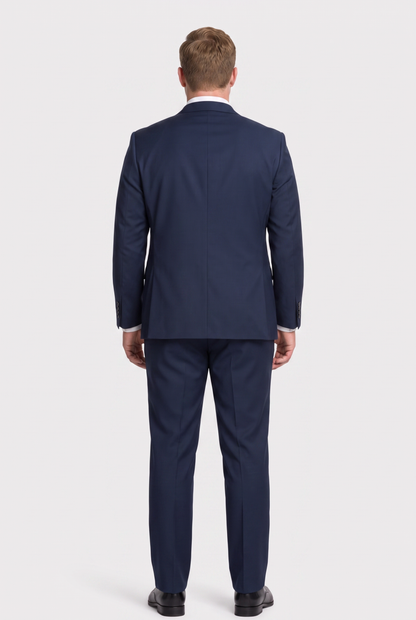 Costume Plus Size Microfibra Azul Marinho - detalhe