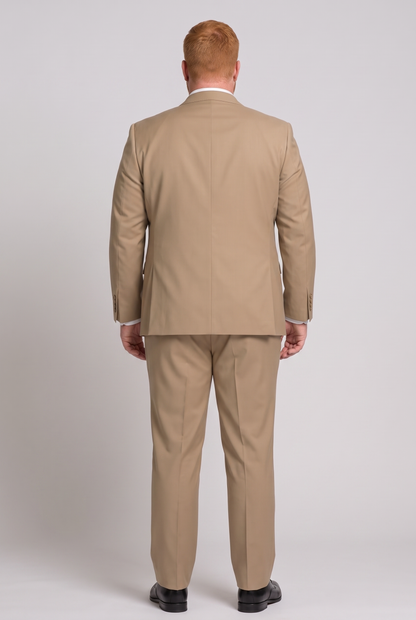 Terno Plus Size Microfibra Cáqui