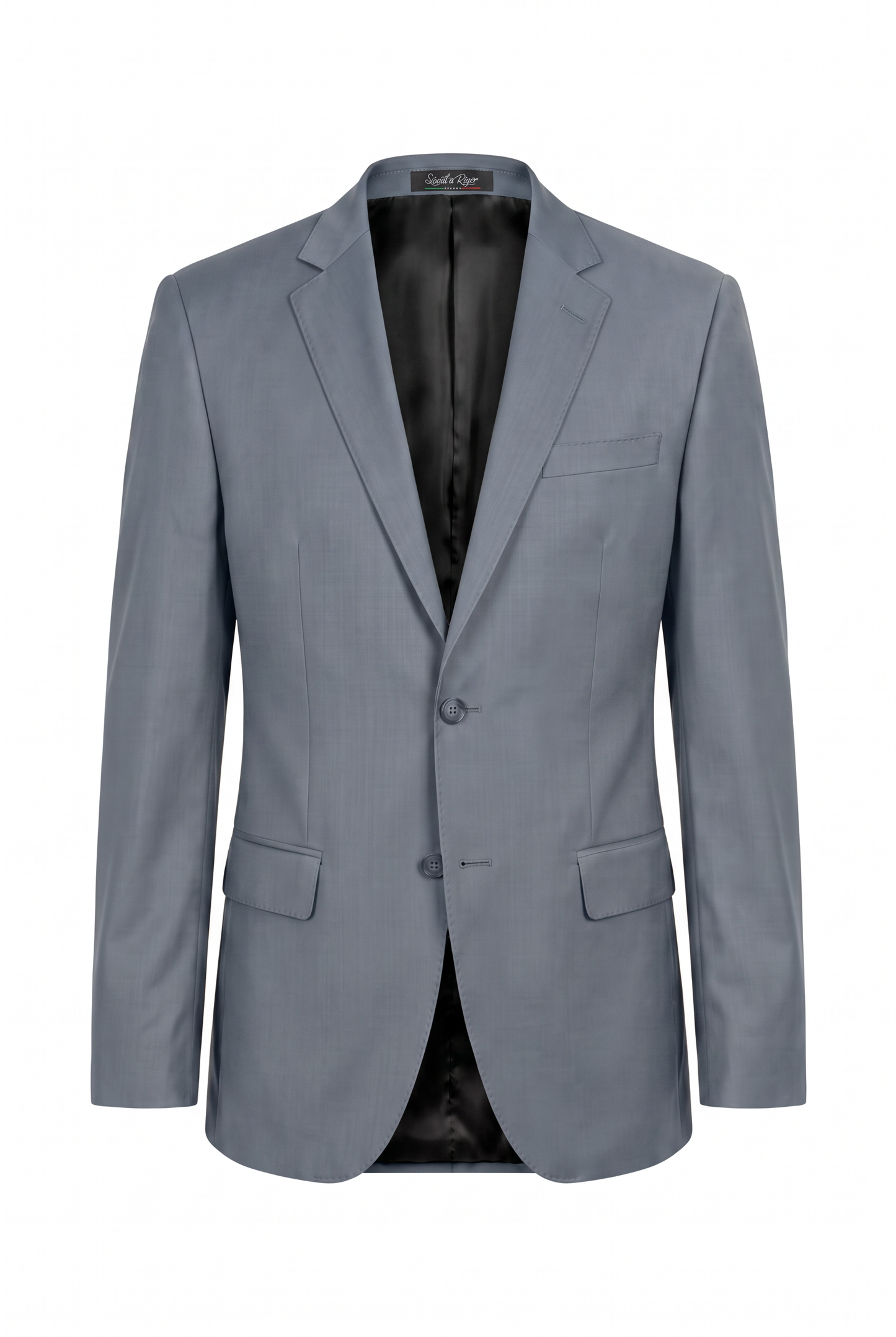 Costume Plus Size Regular Italiano Microfibra - Cinza Aço