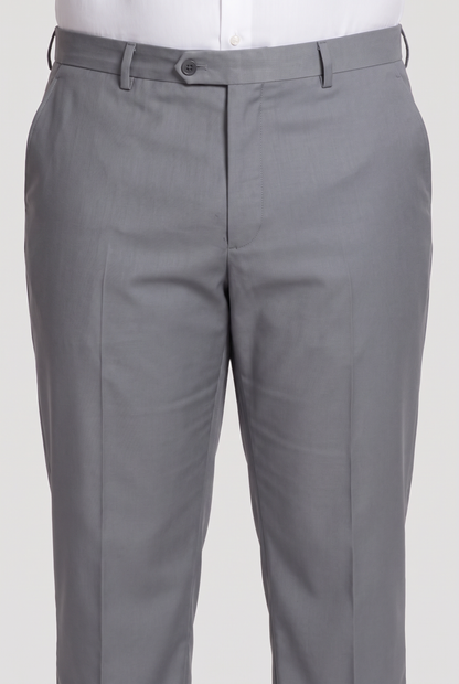 Terno Plus Size Regular Italiano Microfibra - Cinza Aço