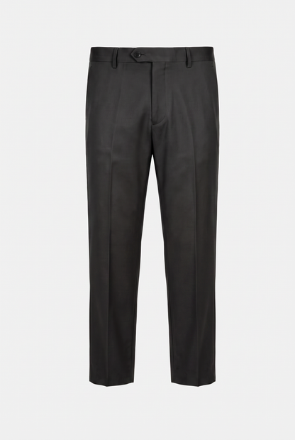 Terno Plus Size Slim Italiano Poliviscose - Preto