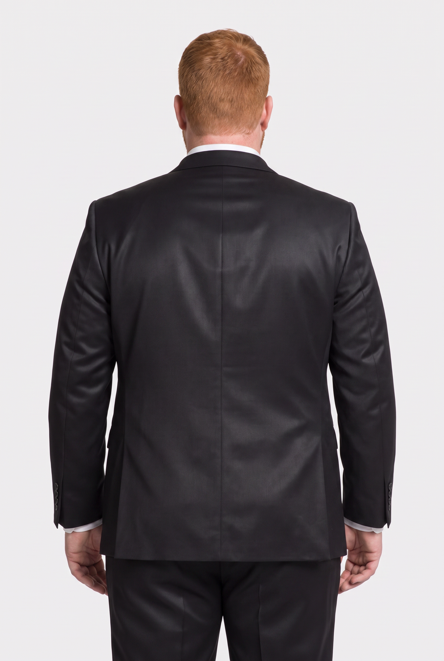Costume Plus Size Slim Italiano Poliviscose - Preto
