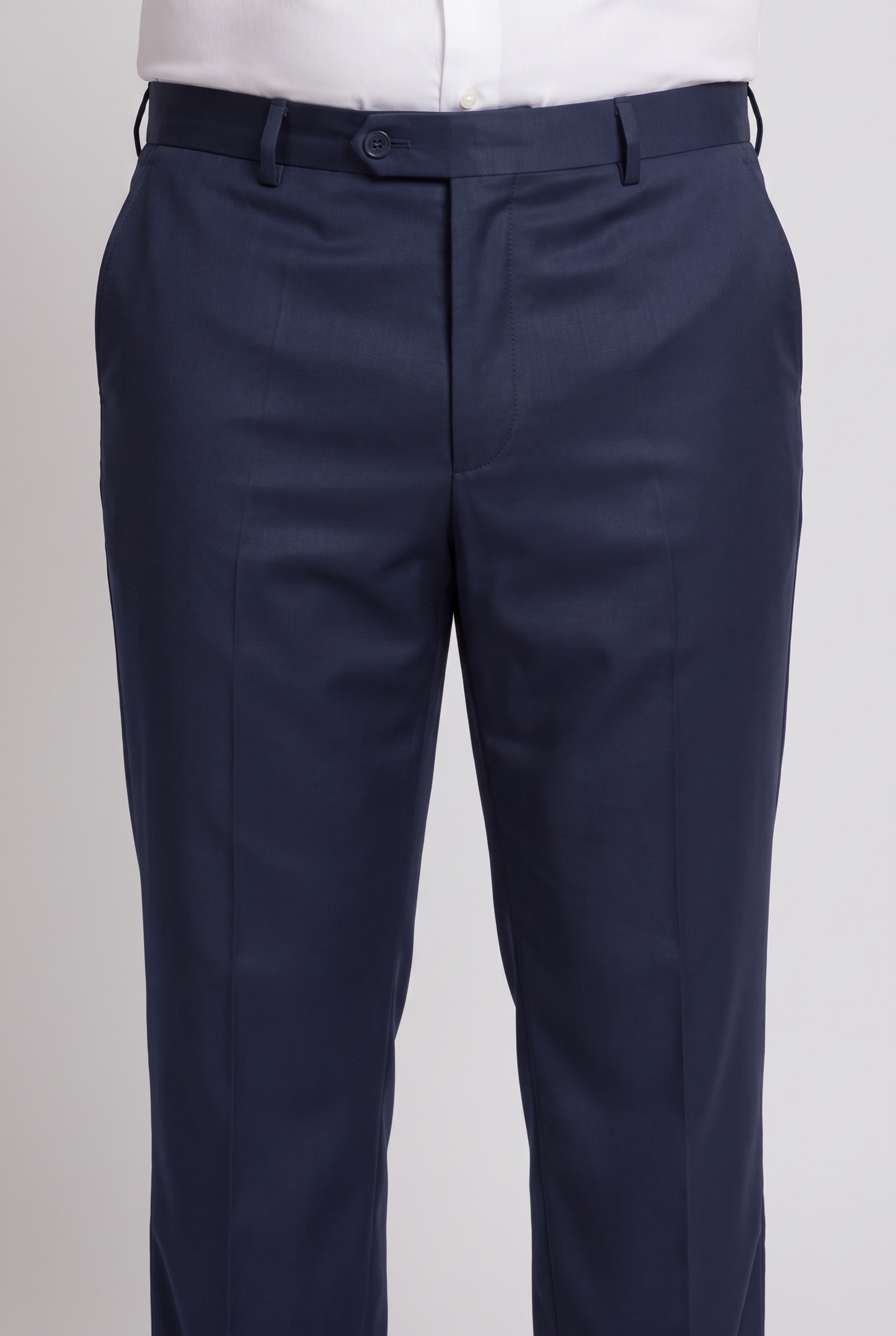 Terno Plus Size Slim Italiano Poliviscose - Azul Marinho