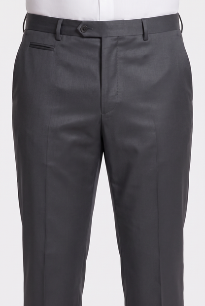Costume Plus Size Slim Italiano Poliviscose - Grafite
