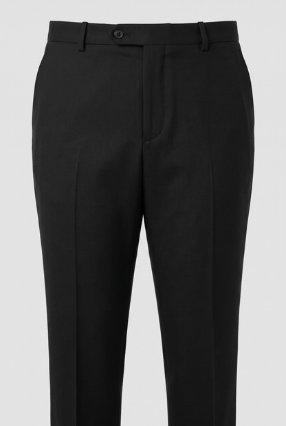 Terno Plus Size Slim Italiano Lã Fria - Preto