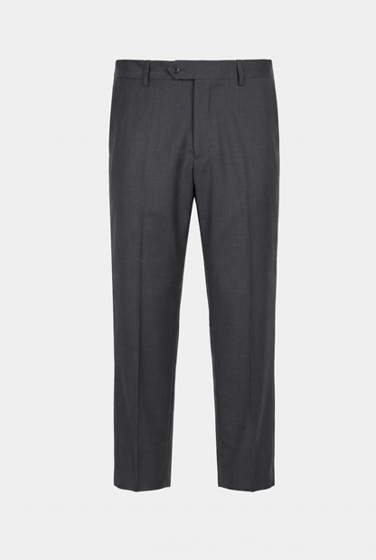 Terno Plus Size Slim Italiano Lã Fria - Grafite