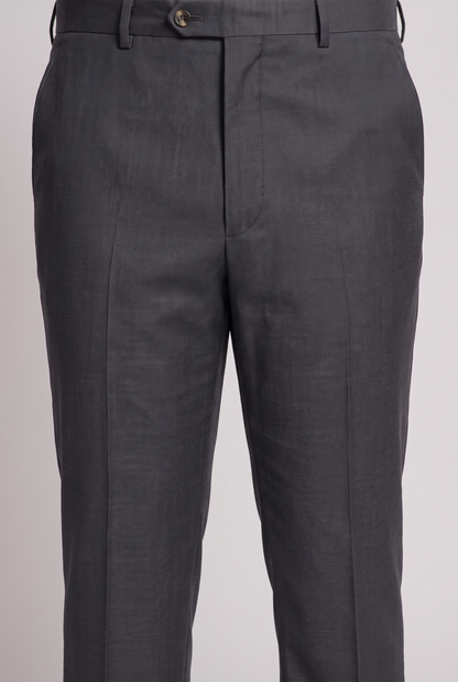 Terno Plus Size Slim Italiano Lã Fria - Grafite
