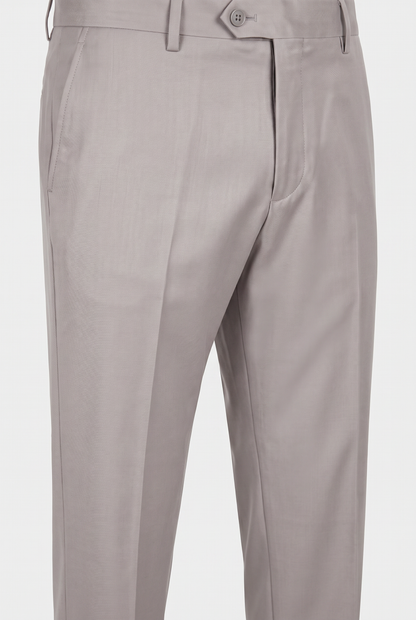 Costume Slim Italiano Poliviscose - Cinza Claro