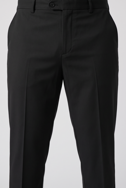 Terno Plus Size Regular Italiano Microfibra - Preto