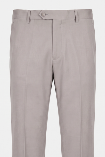Costume Plus Size Regular Italiano Microfibra - Cinza Claro