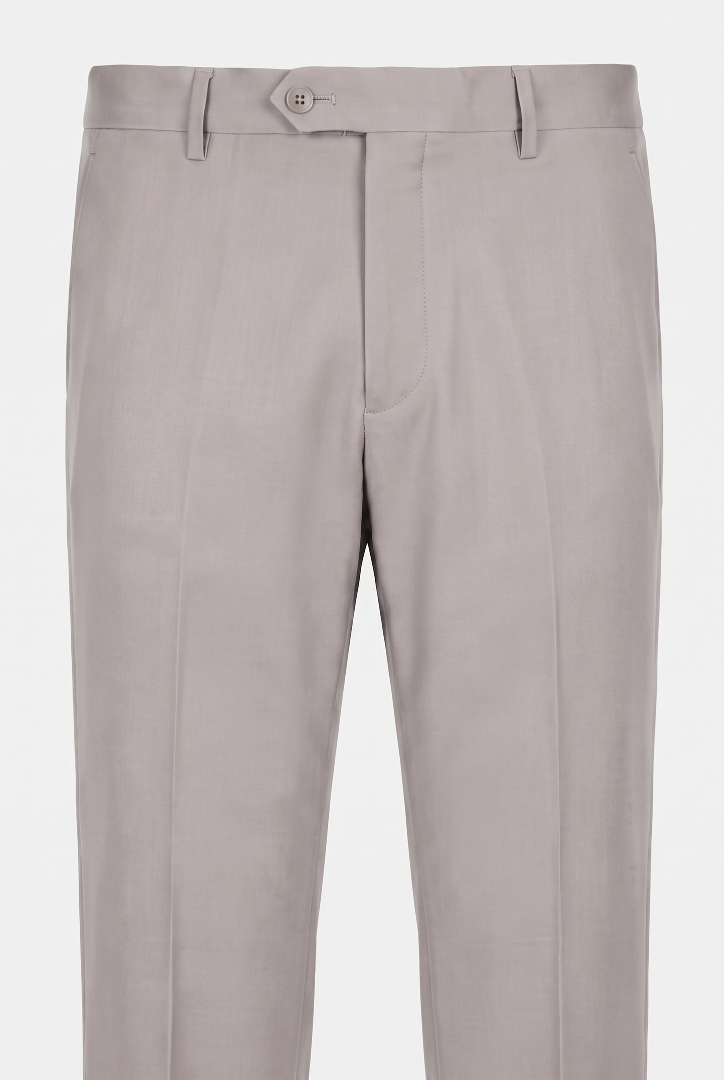 Terno Plus Size Regular Italiano Microfibra - Cinza Claro