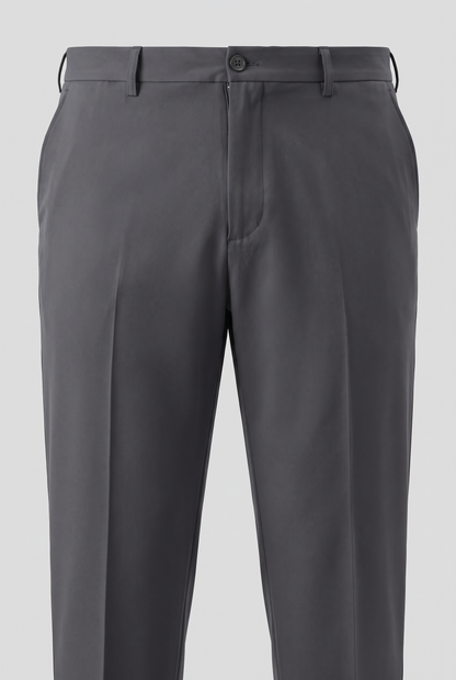 Terno Plus Size Regular Italiano Microfibra - Chumbo