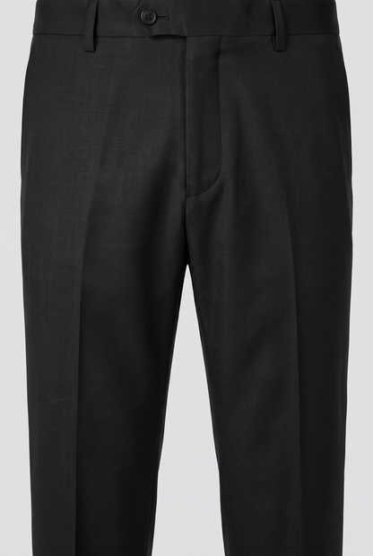 Terno Slim Italiano Lã Fria - Preto