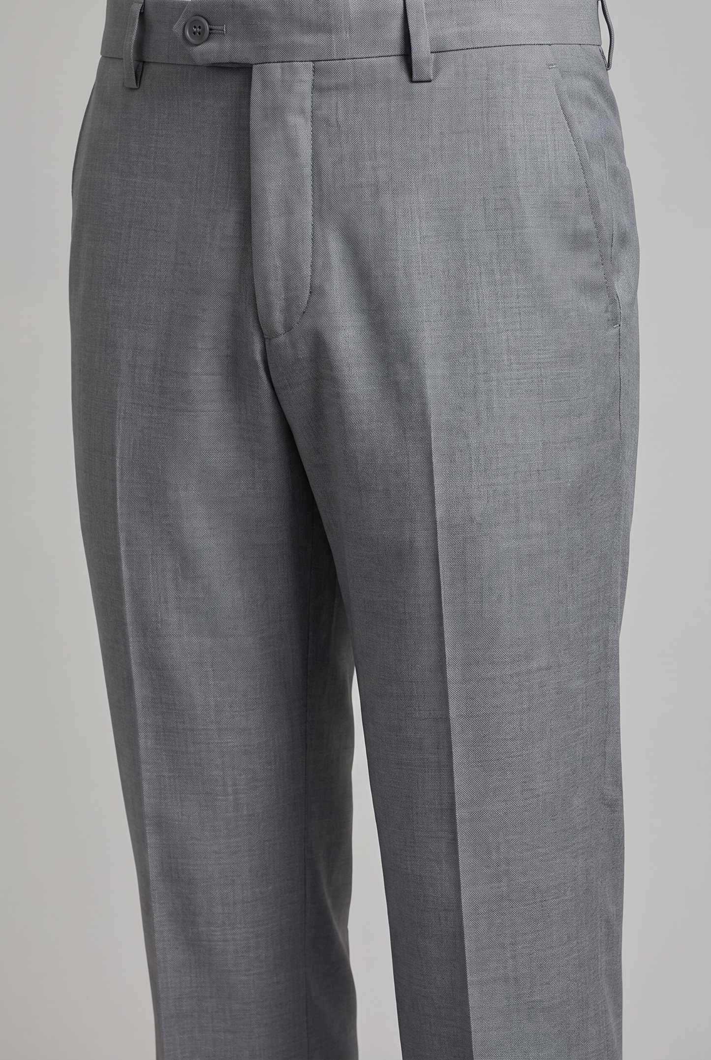 Costume Slim Italiano Lã Fria - Cinza Aço